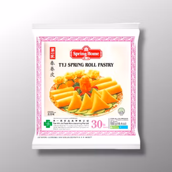 Spring Roll Pastry( Large ) 250mm ( Pink ) - SPRING HOME 550g