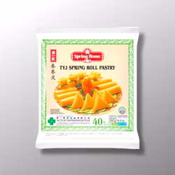 Spring Roll Pastry( Medium ) 215mm (Green )  - SPRING HOME 550g