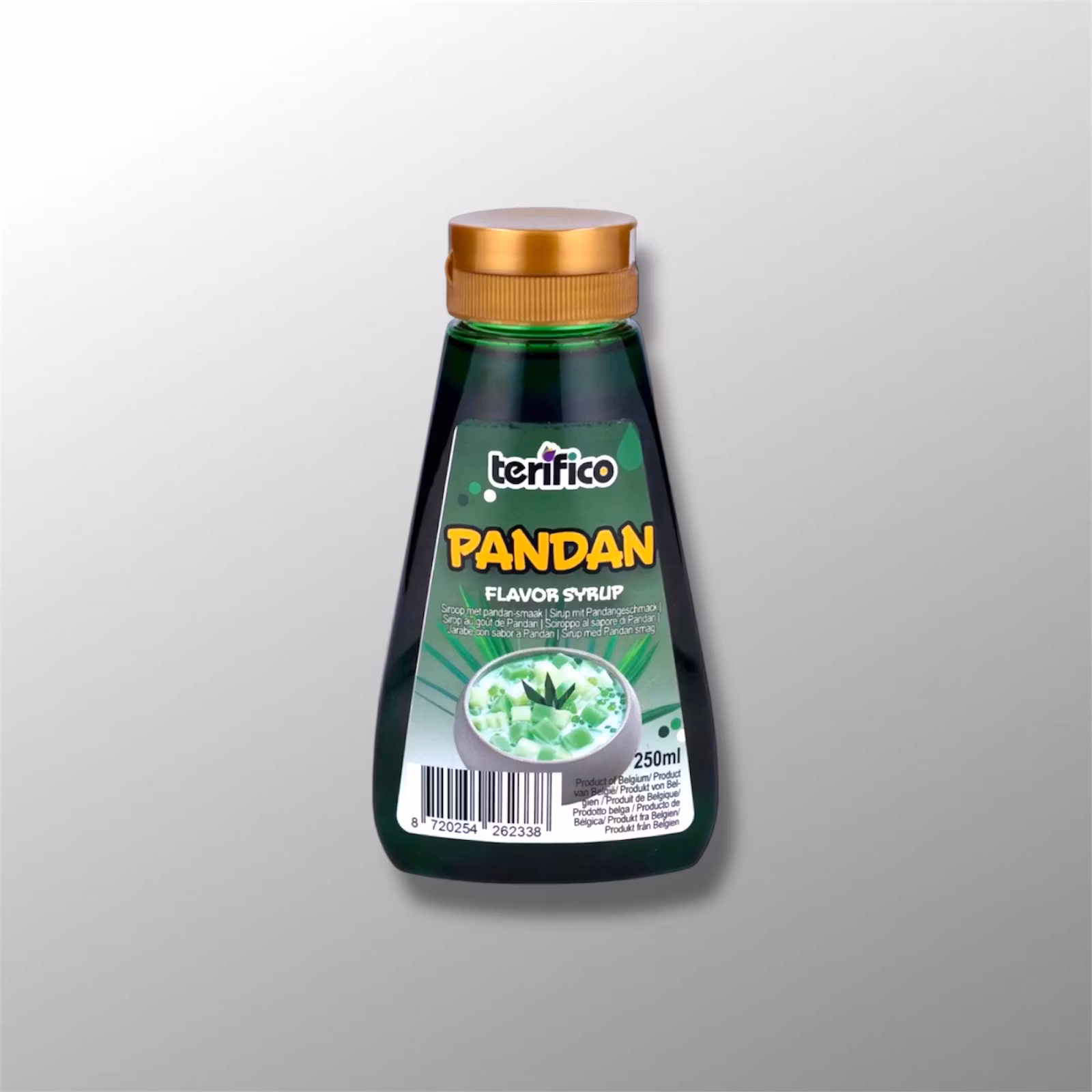 TERIFICO - PANDAN FLAVOR SYRUP PET BOTTLE 250ML