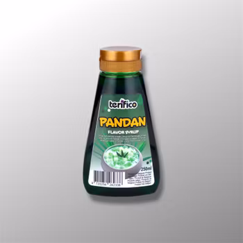 TERIFICO - PANDAN FLAVOR SYRUP PET BOTTLE 250ML