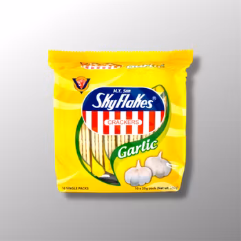 Sky Flakes Crackers Garlic  250g