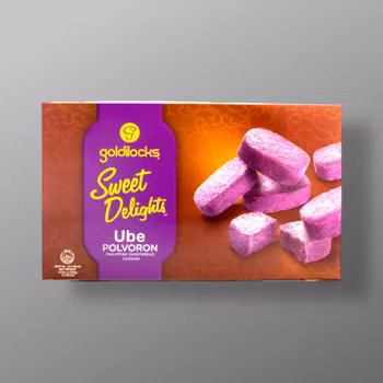 Goldilocks - Ube Polvoron 12 X 25g - 300g