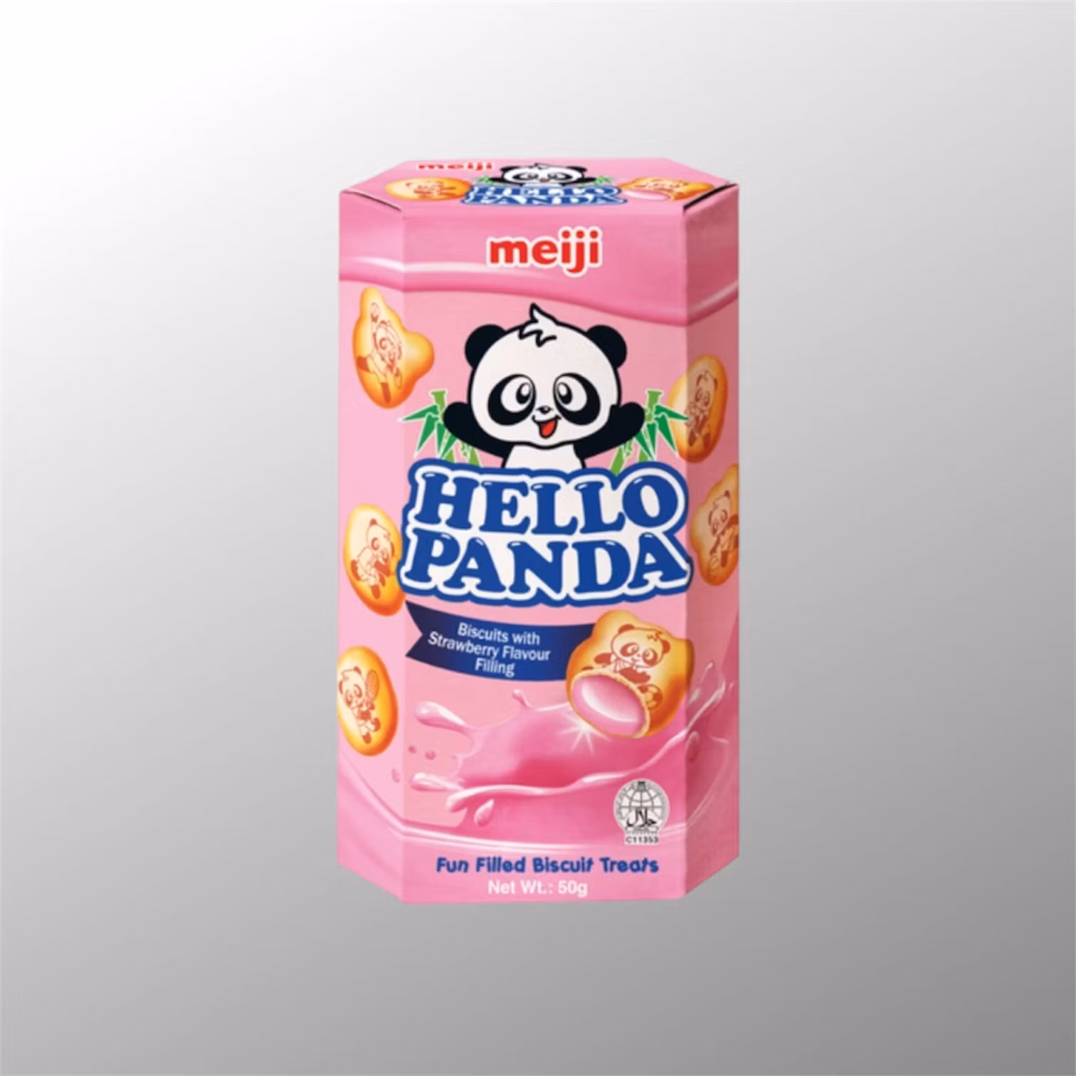 Hello Panda Biscuits Strawberry Filling 50g