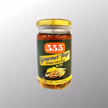 555 Gourmet Tuyo Dried Herring in Corn Oil 210g