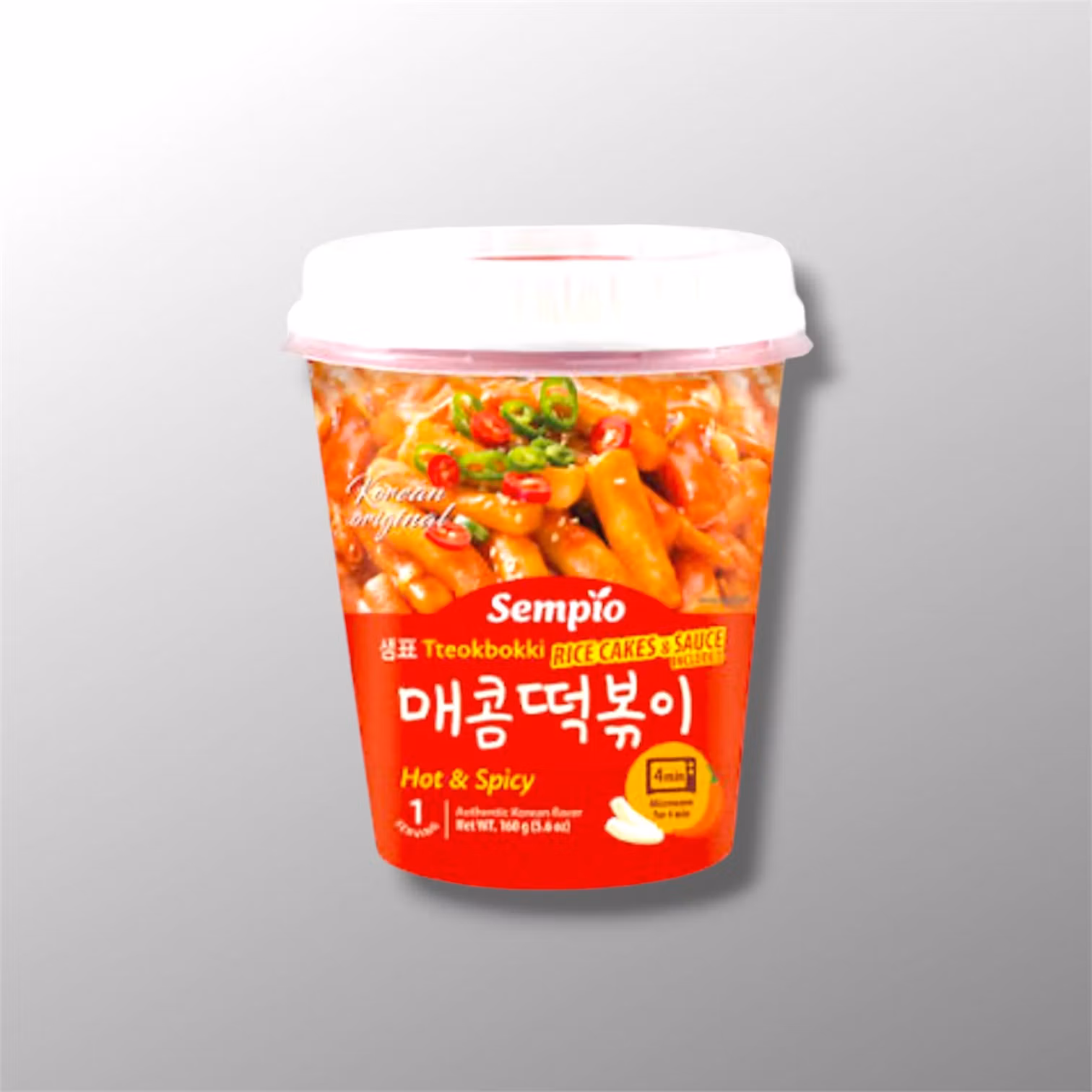 SEMPIO, Instant Tteokbokki Hot & Spicy 160g