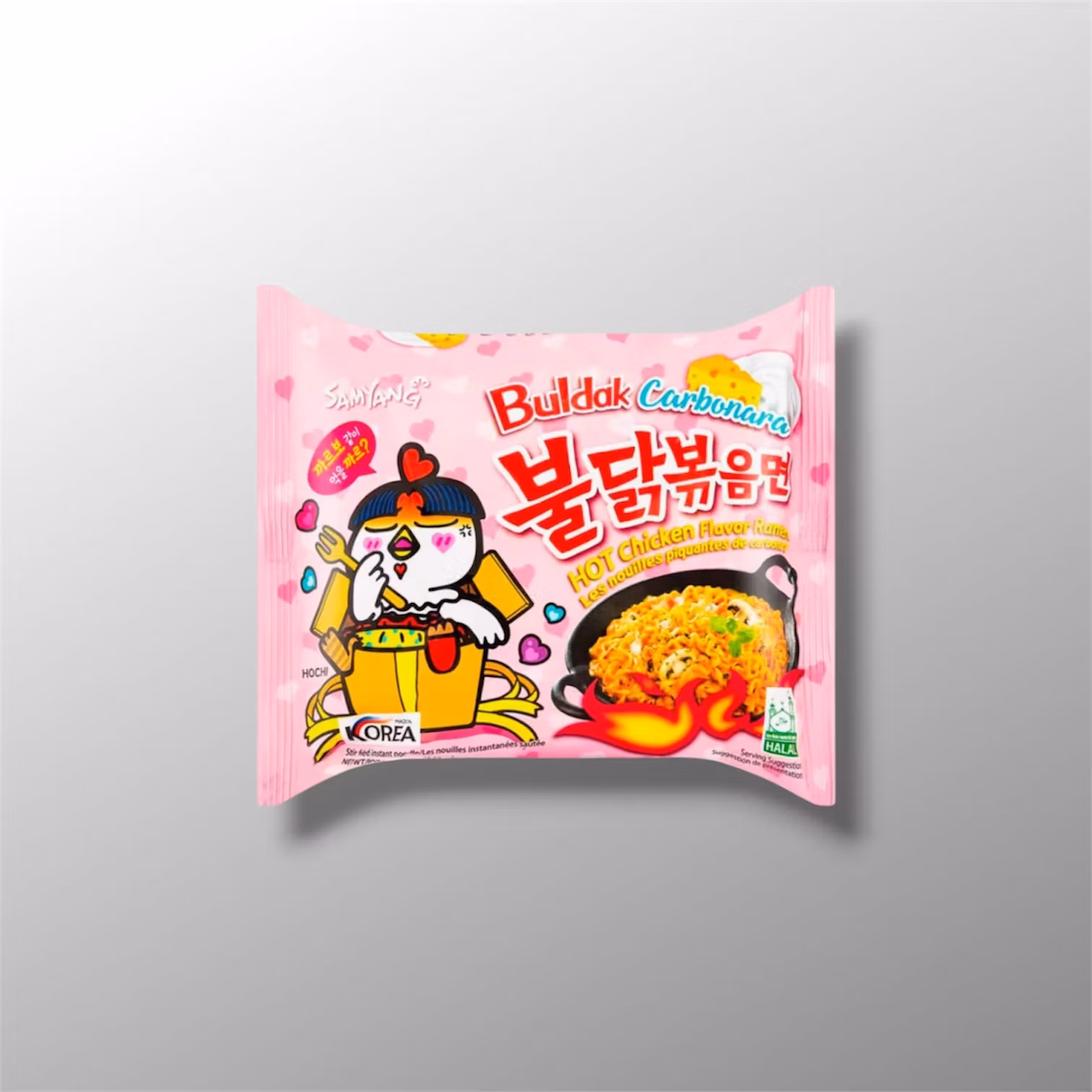 SAMYANG, Inst. Noodle Hot Chicken Carbonara 130g