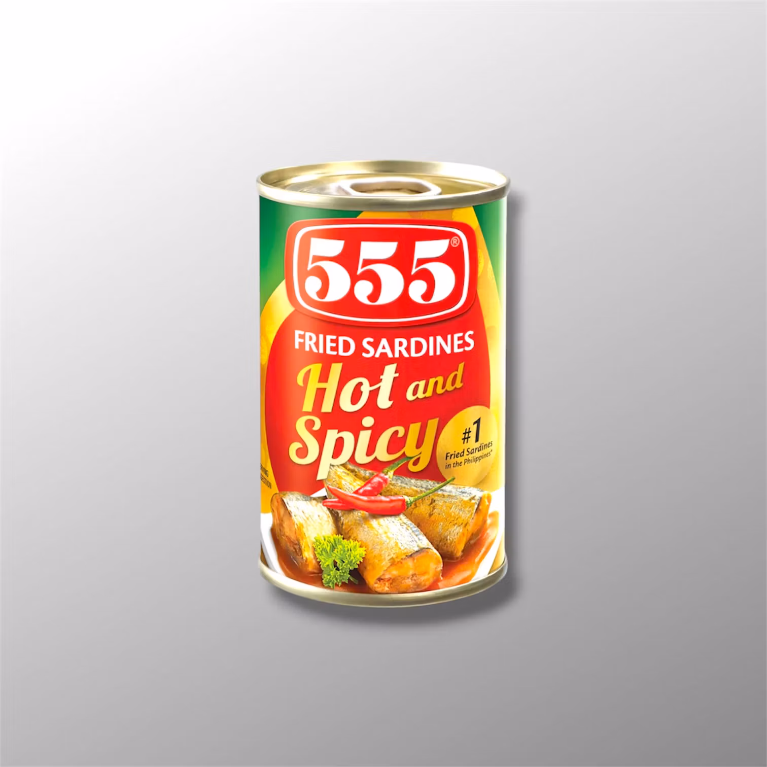 555 Fried Sardines Spicy 155g
