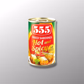 555 Fried Sardines Spicy 155g