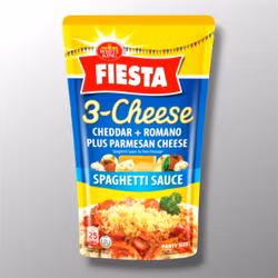 White King Fiesta Spaghetti Sauce 3 Cheese 900g