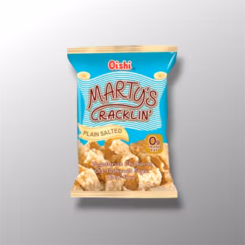 Marty's Cracklin Plain Salted 90g