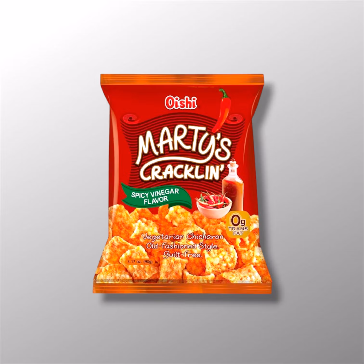 Marty's Cracklin Spicy Vinegar 90g