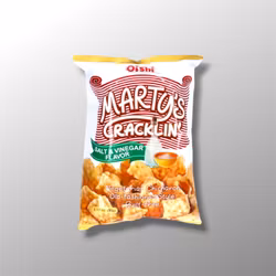Marty's Cracklin Salt & Vinegar 90g