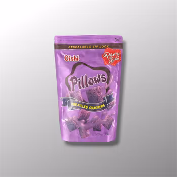 Oishi - Pillows Ube - Filled Cracker 150g