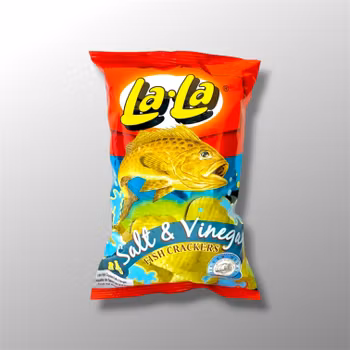La-La fish crackers Salt/Vinegar 100g