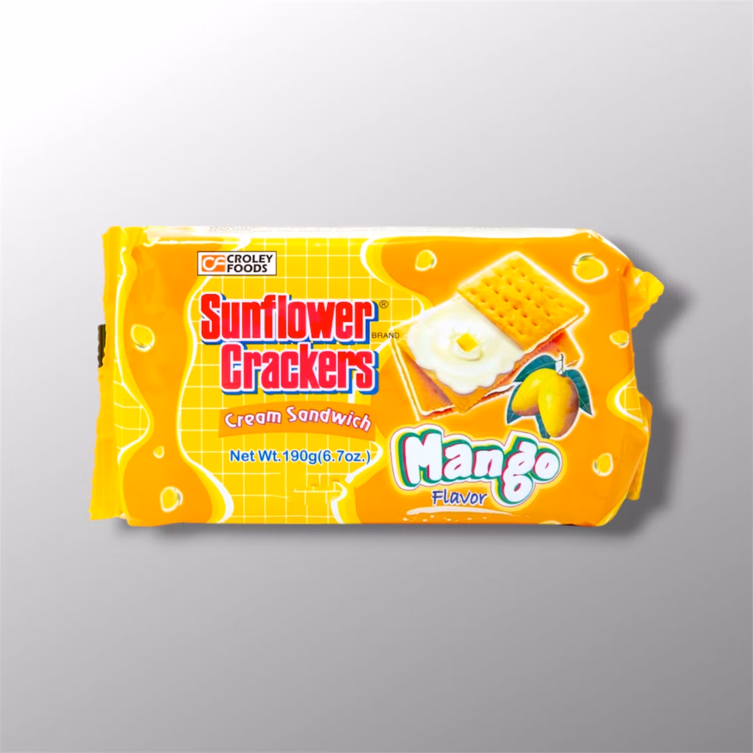 Croley Foods Sunflower Crackers Mango 190g