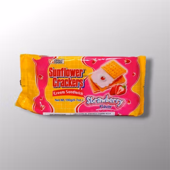 Croley Foods Sunflower Crackers Strawberry 190g
