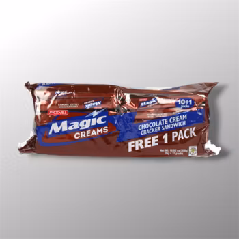 Jack’n Jill Magic Creams Biscuit with Chocolate Cream Filling 308gr