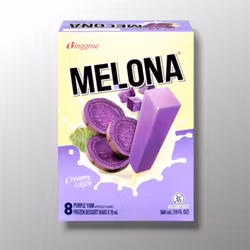 MELONA - ICE BAR UBE 8X70ML PICK UP ONLY