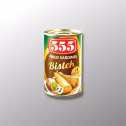 555 Fried Sardines Bistek 155g
