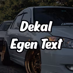 Dekal Egen text
