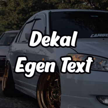 Dekal Egen text