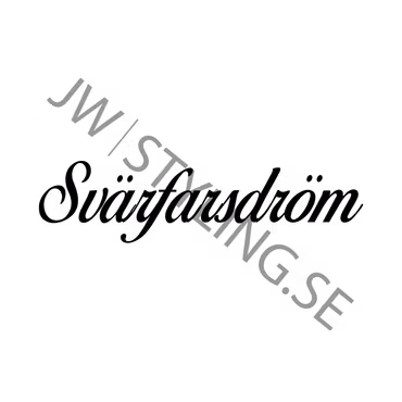 Svärfarsdröm Dekal
