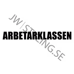 Arbetarklassen Dekal