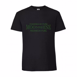Moonshine T-shirt Svart med Grönt tryck