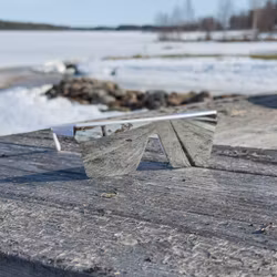 Raggarbrillor Silver (Vit båge)