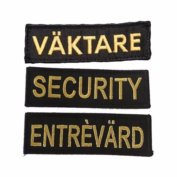 Uniformsmärken - VAKTBUTIKEN.SE