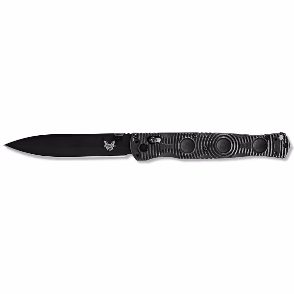 BENCHMADE 391BK SOCP TACTICAL FOLDER KNIFE - BLACK