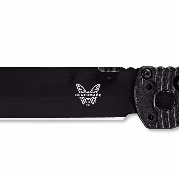 BENCHMADE 391BK SOCP TACTICAL FOLDER KNIFE - BLACK