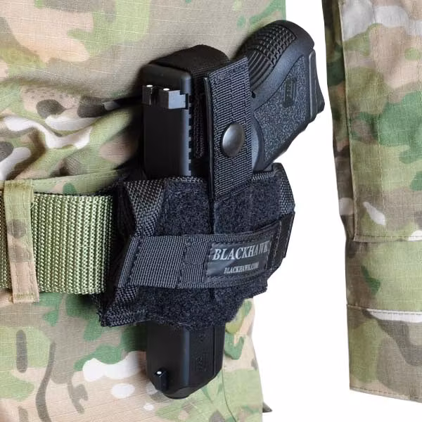 Blackhawk Ambidextrous Flat Belt Holster - Black