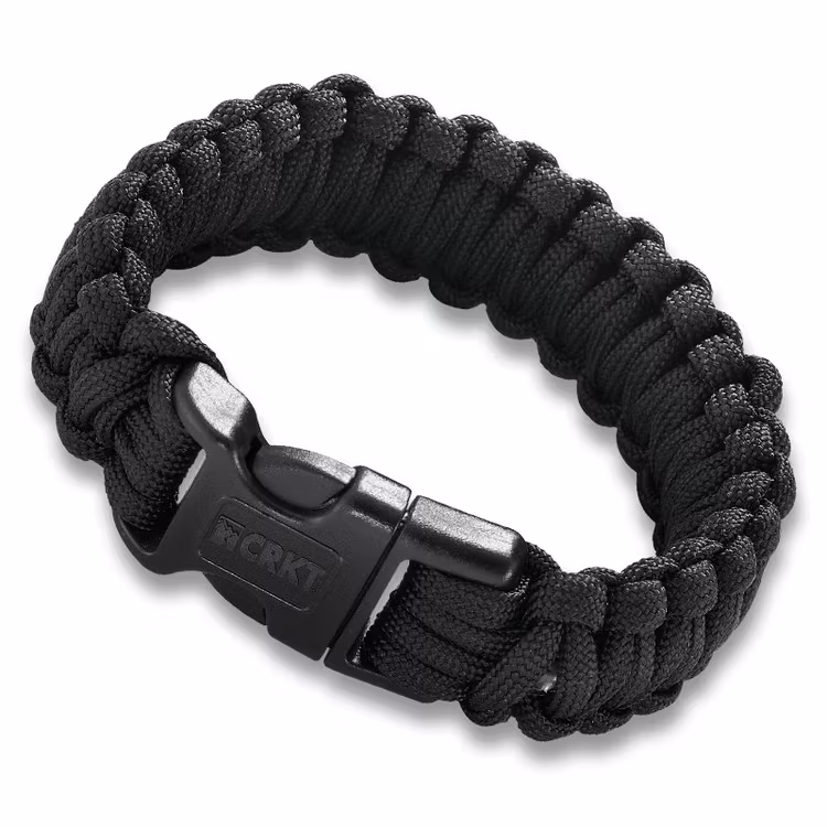 CRKT Paracord Armband Med Vajersåg - Svart