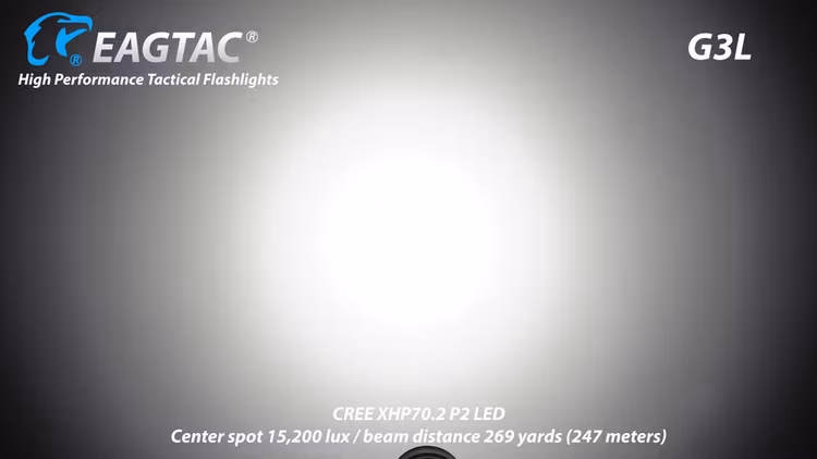 EAGTAC G3L Pro XHP70.2 LED 3200 Lumen