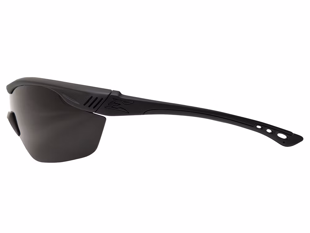 EDGE OVERLORD - SOFT-TOUCH MATTE BLACK FRAME / POLARIZED SMOKE LENS