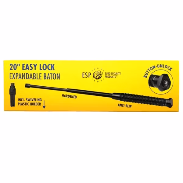 ESP 20” Easy Lock Teleskopbatong i härdat stål + roterbart hölster