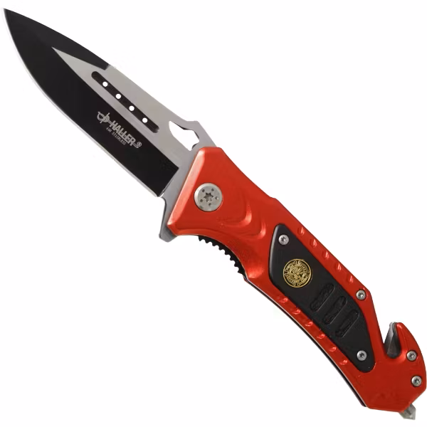 HALLER Räddningskniv - Röd