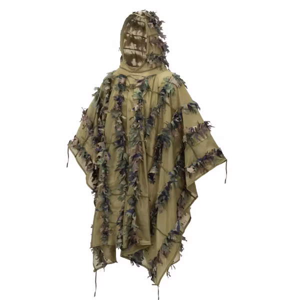 HELIKON-TEX LEAF GHILLIE PONCHO® - US WOODLAND