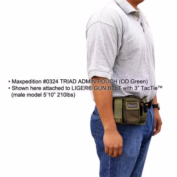 MAXPEDITION Triad Admin Pouch - Khaki
