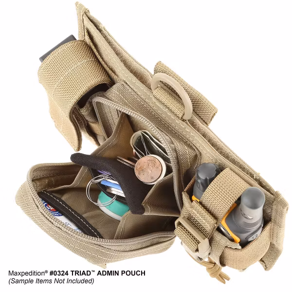 MAXPEDITION Triad Admin Pouch - Khaki
