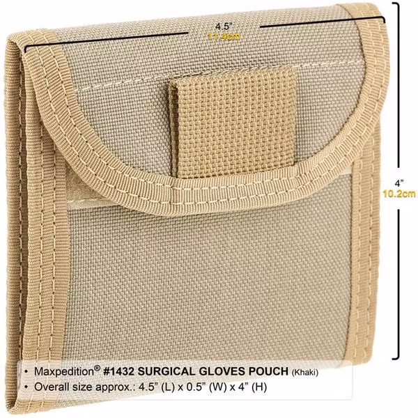 MAXPEDITION Surgical Gloves Pouch - Black