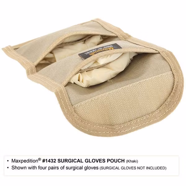 MAXPEDITION Surgical Gloves Pouch - Black