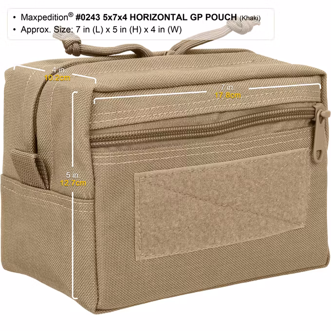 MAXPEDITION Horizontal GP Pouch - Black