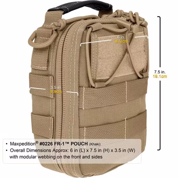 MAXPEDITION FR1 Pouch - Khaki