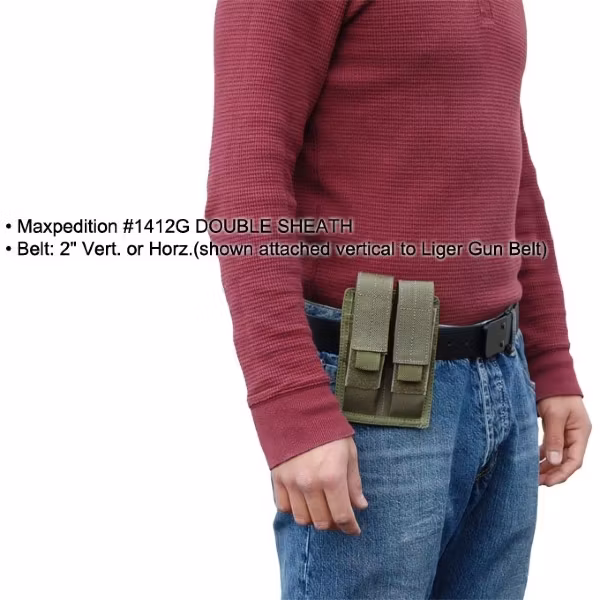 MAXPEDITION Double Sheath - Black