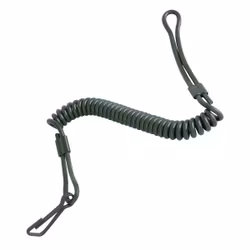 MIL-TEC by STURM PISTOL COILED CABLE LANYARD - GREEN