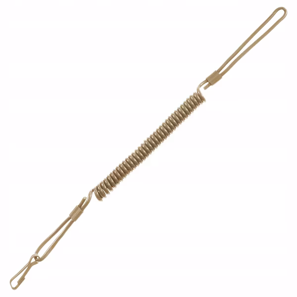 MIL-TEC by STURM PISTOL COILED CABLEL LANYARD - COYOTE
