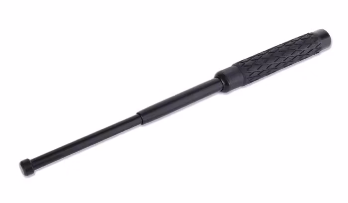 MIL-TEC Teleskopbatong 16" i stål inkl. hölster