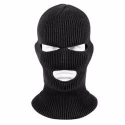 MIL-TEC by STURM 3-HOLE ACRLYIC BALACLAVA - BLACK